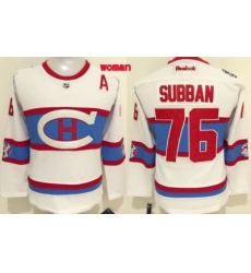 Canadiens #76 P K Subban White 2016 Winter Classic Womens Stitched NHL Jersey Canadiens #76 P K Subban White 2016 Winter Classic Womens Stitched NHL Jersey