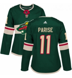 Womens Adidas Minnesota Wild 11 Zach Parise Premier Green Home NHL Jersey Womens Adidas Minnesota Wild 11 Zach Parise Premier Green Home NHL Jersey