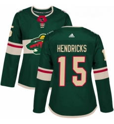 Womens Adidas Minnesota Wild 15 Matt Hendricks Authentic Green Home NHL Jersey Womens Adidas Minnesota Wild 15 Matt Hendricks Authentic Green Home NHL Jersey