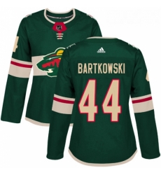 Womens Adidas Minnesota Wild 44 Matt Bartkowski Authentic Green Home NHL Jersey Womens Adidas Minnesota Wild 44 Matt Bartkowski Authentic Green Home NHL Jersey