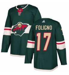 Youth Adidas Minnesota Wild 17 Marcus Foligno Premier Green Home NHL Jersey Youth Adidas Minnesota Wild 17 Marcus Foligno Premier Green Home NHL Jersey