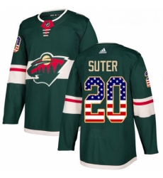 Youth Adidas Minnesota Wild 20 Ryan Suter Authentic Green USA Flag Fashion NHL Jersey Youth Adidas Minnesota Wild 20 Ryan Suter Authentic Green USA Flag Fashion NHL Jersey