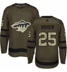 Youth Adidas Minnesota Wild 25 Jonas Brodin Premier Green Salute to Service NHL Jersey Youth Adidas Minnesota Wild 25 Jonas Brodin Premier Green Salute to Service NHL Jersey