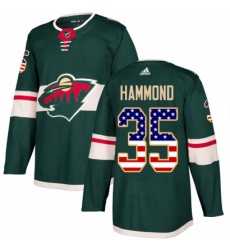 Youth Adidas Minnesota Wild 35 Andrew Hammond Authentic Green USA Flag Fashion NHL Jersey Youth Adidas Minnesota Wild 35 Andrew Hammond Authentic Green USA Flag Fashion NHL Jersey
