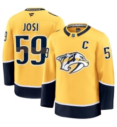 Men Nashville Predators 59 Roman Josi Gold 2024 25 Home Stitched Hockey Jersey Men Nashville Predators 59 Roman Josi Gold 2024 25 Home Stitched Hockey Jersey