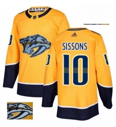 Mens Adidas Nashville Predators 10 Colton Sissons Authentic Gold Fashion Gold NHL Jersey Mens Adidas Nashville Predators 10 Colton Sissons Authentic Gold Fashion Gold NHL Jersey