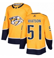 Mens Adidas Nashville Predators 51 Austin Watson Premier Gold Home NHL Jersey Mens Adidas Nashville Predators 51 Austin Watson Premier Gold Home NHL Jersey