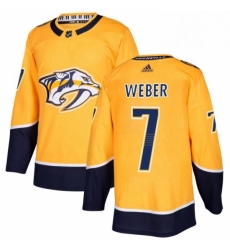 Mens Adidas Nashville Predators 7 Yannick Weber Authentic Gold Home NHL Jersey Mens Adidas Nashville Predators 7 Yannick Weber Authentic Gold Home NHL Jersey