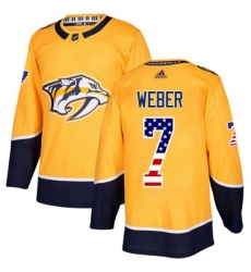 Mens Adidas Nashville Predators 7 Yannick Weber Authentic Gold USA Flag Fashion NHL Jersey Mens Adidas Nashville Predators 7 Yannick Weber Authentic Gold USA Flag Fashion NHL Jersey