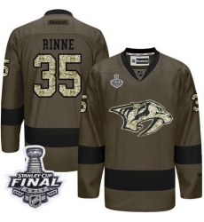 Predators #35 Pekka Rinne Green Salute to Service 2017 Stanley Cup Final Patch Stitched NHL Jersey Predators #35 Pekka Rinne Green Salute to Service 2017 Stanley Cup Final Patch Stitched NHL Jersey