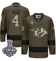 Predators #4 Ryan Ellis Green Salute to Service 2017 Stanley Cup Final Patch Stitched NHL Jersey Predators #4 Ryan Ellis Green Salute to Service 2017 Stanley Cup Final Patch Stitched NHL Jersey