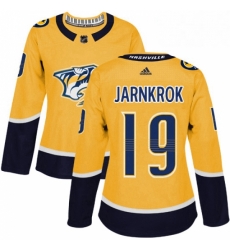 Womens Adidas Nashville Predators 19 Calle Jarnkrok Authentic Gold Home NHL Jersey Womens Adidas Nashville Predators 19 Calle Jarnkrok Authentic Gold Home NHL Jersey