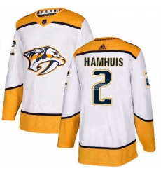Youth Adidas Nashville Predators 2 Dan Hamhuis Authentic White Away NHL Jersey Youth Adidas Nashville Predators 2 Dan Hamhuis Authentic White Away NHL Jersey
