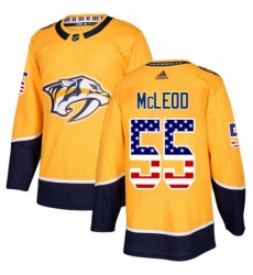 Youth Adidas Nashville Predators 55 Cody McLeod Authentic Gold USA Flag Fashion NHL Jersey Youth Adidas Nashville Predators 55 Cody McLeod Authentic Gold USA Flag Fashion NHL Jersey