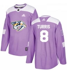 Youth Adidas Nashville Predators 8 Kyle Turris Authentic Purple Fights Cancer Practice NHL Jersey Youth Adidas Nashville Predators 8 Kyle Turris Authentic Purple Fights Cancer Practice NHL Jersey