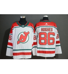 Devils 86 Jack Hughes White Adidas Jersey Devils 86 Jack Hughes White Adidas Jersey