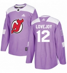 Mens Adidas New Jersey Devils 12 Ben Lovejoy Authentic Purple Fights Cancer Practice NHL Jersey Mens Adidas New Jersey Devils 12 Ben Lovejoy Authentic Purple Fights Cancer Practice NHL Jersey