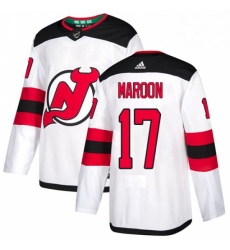 Mens Adidas New Jersey Devils 17 Patrick Maroon Authentic White Away NHL Jersey Mens Adidas New Jersey Devils 17 Patrick Maroon Authentic White Away NHL Jersey