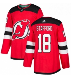 Mens Adidas New Jersey Devils 18 Drew Stafford Authentic Red Home NHL Jersey Mens Adidas New Jersey Devils 18 Drew Stafford Authentic Red Home NHL Jersey
