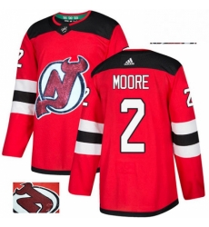 Mens Adidas New Jersey Devils 2 John Moore Authentic Red Fashion Gold NHL Jersey Mens Adidas New Jersey Devils 2 John Moore Authentic Red Fashion Gold NHL Jersey