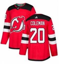Mens Adidas New Jersey Devils 20 Blake Coleman Premier Red Home NHL Jersey Mens Adidas New Jersey Devils 20 Blake Coleman Premier Red Home NHL Jersey