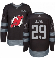 Mens Adidas New Jersey Devils 29 Ryane Clowe Authentic Black 1917 2017 100th Anniversary NHL Jersey Mens Adidas New Jersey Devils 29 Ryane Clowe Authentic Black 1917 2017 100th Anniversary NHL Jersey