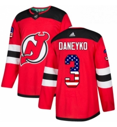Mens Adidas New Jersey Devils 3 Ken Daneyko Authentic Red USA Flag Fashion NHL Jersey Mens Adidas New Jersey Devils 3 Ken Daneyko Authentic Red USA Flag Fashion NHL Jersey