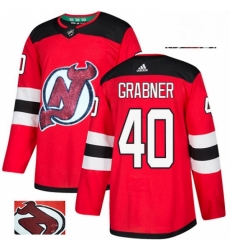 Mens Adidas New Jersey Devils 40 Michael Grabner Authentic Red Fashion Gold NHL Jersey Mens Adidas New Jersey Devils 40 Michael Grabner Authentic Red Fashion Gold NHL Jersey