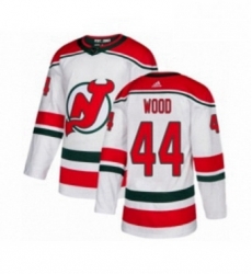 Mens Adidas New Jersey Devils 44 Miles Wood Premier White Alternate NHL Jersey Mens Adidas New Jersey Devils 44 Miles Wood Premier White Alternate NHL Jersey