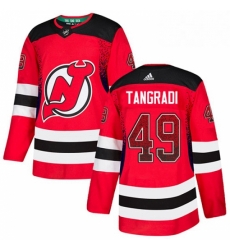 Mens Adidas New Jersey Devils 49 Eric Tangradi Authentic Red Drift Fashion NHL Jersey Mens Adidas New Jersey Devils 49 Eric Tangradi Authentic Red Drift Fashion NHL Jersey