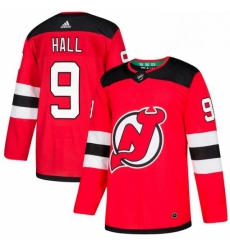 Mens Adidas New Jersey Devils 9 Taylor Hall Authentic Red Home NHL Jersey Mens Adidas New Jersey Devils 9 Taylor Hall Authentic Red Home NHL Jersey