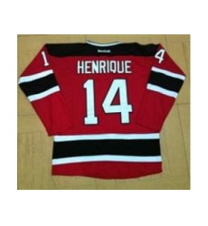 NHL Jerseys Devils #14 HENRIQUE Red-black Jerseys NHL Jerseys Devils #14 HENRIQUE Red-black Jerseys