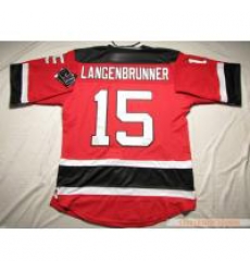 New Jersey Devils #15 Jamie Langenbrunner Red New Jersey Devils #15 Jamie Langenbrunner Red
