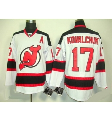 New Jersey Devils #17 Ilya Kovalchuk New Jersey white color Ice hockey jersey New Jersey Devils #17 Ilya Kovalchuk New Jersey white color Ice hockey jersey