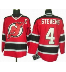 New Jersey Devils #4 Scott Stevens Red Jerseys C Patch New Jersey Devils #4 Scott Stevens Red Jerseys C Patch