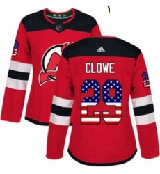 Womens Adidas New Jersey Devils 29 Ryane Clowe Authentic Red USA Flag Fashion NHL Jersey Womens Adidas New Jersey Devils 29 Ryane Clowe Authentic Red USA Flag Fashion NHL Jersey