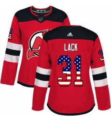 Womens Adidas New Jersey Devils 31 Eddie Lack Authentic Red USA Flag Fashion NHL Jersey Womens Adidas New Jersey Devils 31 Eddie Lack Authentic Red USA Flag Fashion NHL Jersey