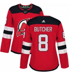 Womens Adidas New Jersey Devils 8 Will Butcher Authentic Red Home NHL Jersey Womens Adidas New Jersey Devils 8 Will Butcher Authentic Red Home NHL Jersey