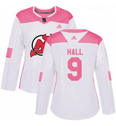 Womens Adidas New Jersey Devils 9 Taylor Hall Authentic WhitePink Fashion NHL Jersey Womens Adidas New Jersey Devils 9 Taylor Hall Authentic WhitePink Fashion NHL Jersey