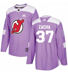 Youth Adidas New Jersey Devils 37 Pavel Zacha Authentic Purple Fights Cancer Practice NHL Jersey Youth Adidas New Jersey Devils 37 Pavel Zacha Authentic Purple Fights Cancer Practice NHL Jersey