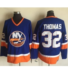 Islanders #32 Thomas Baby Blue CCM Throwback Stitched NHL Jersey Islanders #32 Thomas Baby Blue CCM Throwback Stitched NHL Jersey
