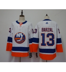 Men Adidas New York Islanders Mathew Barzal #13 Blue Stitched NHL Jersey Men Adidas New York Islanders Mathew Barzal #13 Blue Stitched NHL Jersey