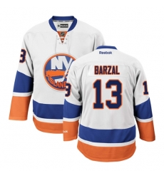 Men New York Islanders #13 Mathew Barzal Blue NHL Jersey Men New York Islanders #13 Mathew Barzal Blue NHL Jersey