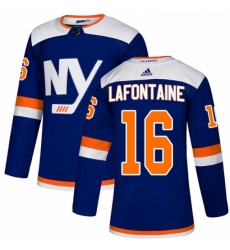 Mens Adidas New York Islanders 16 Pat LaFontaine Premier Blue Alternate NHL Jersey Mens Adidas New York Islanders 16 Pat LaFontaine Premier Blue Alternate NHL Jersey