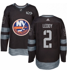 Mens Adidas New York Islanders 2 Nick Leddy Authentic Black 1917 2017 100th Anniversary NHL Jersey Mens Adidas New York Islanders 2 Nick Leddy Authentic Black 1917 2017 100th Anniversary NHL Jersey