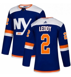 Mens Adidas New York Islanders 2 Nick Leddy Premier Blue Alternate NHL Jersey Mens Adidas New York Islanders 2 Nick Leddy Premier Blue Alternate NHL Jersey