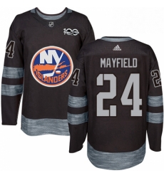 Mens Adidas New York Islanders 24 Scott Mayfield Authentic Black 1917 2017 100th Anniversary NHL Jersey Mens Adidas New York Islanders 24 Scott Mayfield Authentic Black 1917 2017 100th Anniversary NHL Jersey