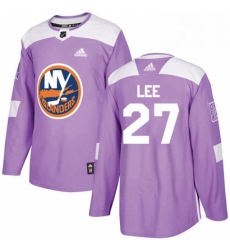 Mens Adidas New York Islanders 27 Anders Lee Authentic Purple Fights Cancer Practice NHL Jersey Mens Adidas New York Islanders 27 Anders Lee Authentic Purple Fights Cancer Practice NHL Jersey