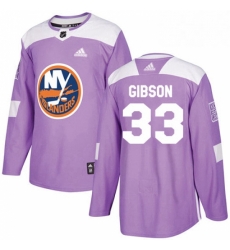 Mens Adidas New York Islanders 33 Christopher Gibson Authentic Purple Fights Cancer Practice NHL Jersey Mens Adidas New York Islanders 33 Christopher Gibson Authentic Purple Fights Cancer Practice NHL Jersey