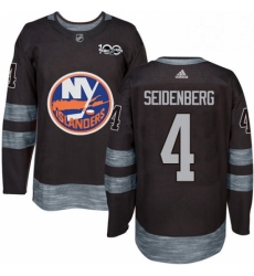 Mens Adidas New York Islanders 4 Dennis Seidenberg Premier Black 1917 2017 100th Anniversary NHL Jersey Mens Adidas New York Islanders 4 Dennis Seidenberg Premier Black 1917 2017 100th Anniversary NHL Jersey